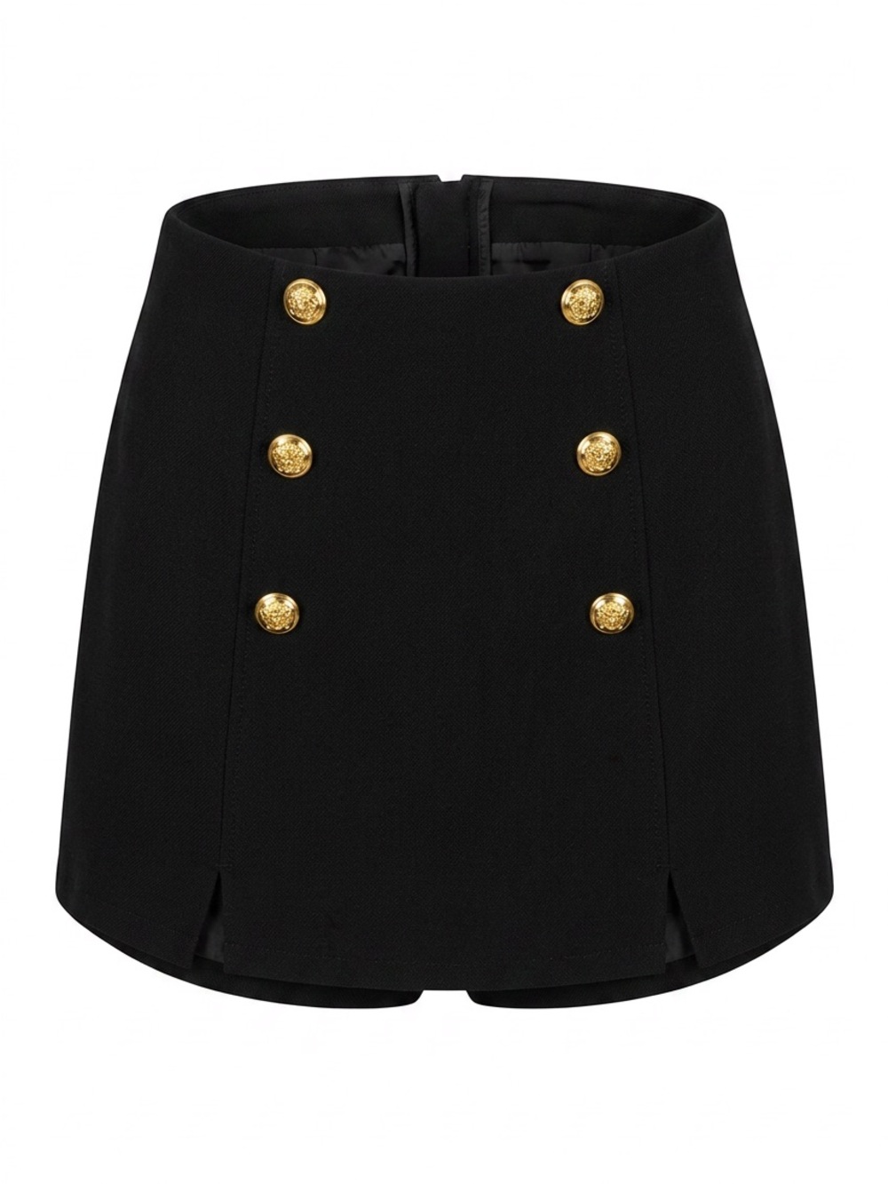 BLESS Dressy Skort with Gold Buttons